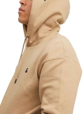 Sudadera Jack and Jones Jestar Beige para Hombre