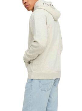 Sudadera Jack and Jones Jestar Blanco para Hombre