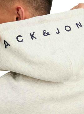 Sudadera Jack and Jones Jestar Blanco para Hombre