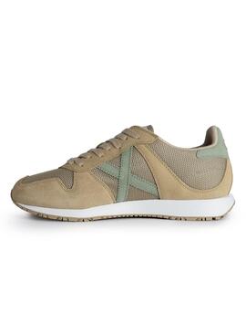 Zapatillas Munich Massana 514 Beige y Verde 