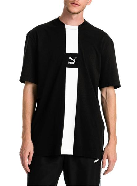 camiseta puma negra hombre