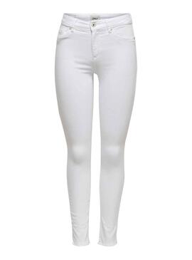 Pantalón Vaquero Only Blush Blanco Mujer