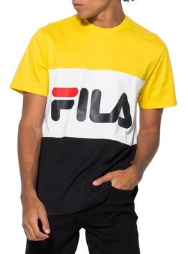 Camiseta Fila Day Amarilla Hombre