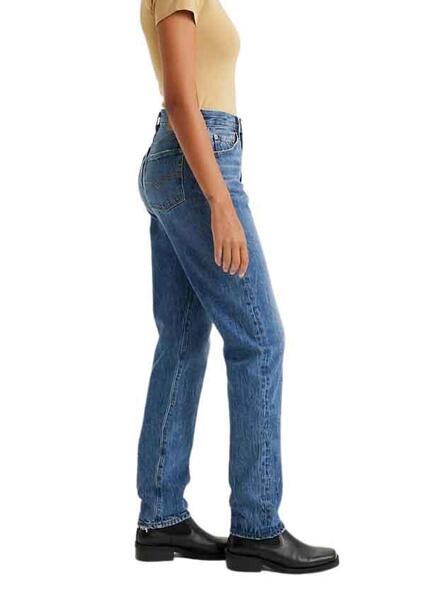 Pantalon Vaquero Levis 501 Azul Medio para Mujer