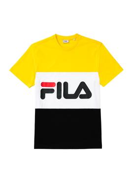 Camiseta Fila Day Amarilla Hombre