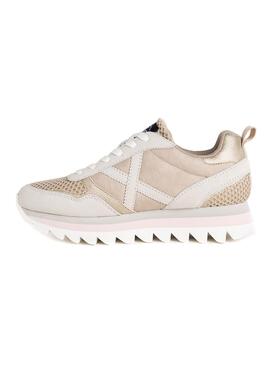 Zapatillas Munich Ripple 44 Beige para Mujer