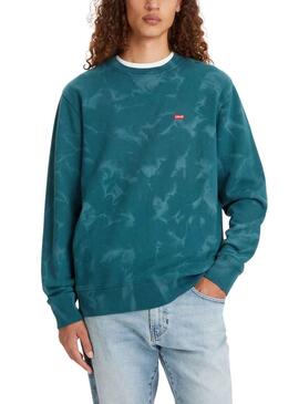 Sudadera Levis New Original Dye Tuquesa