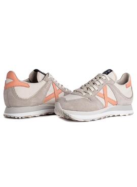 Zapatillas Munich Massana Sky 192 Beige para Mujer