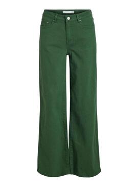 Pantalon Vaquero Vila Vigree Verde para Mujer