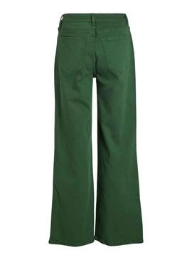 Pantalon Vaquero Vila Vigree Verde para Mujer