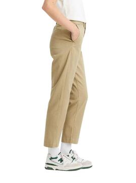 Pantalon Levis Chino Beige para Mujer