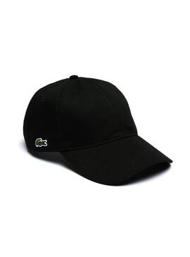 Gorra Lacoste Sarga Negro para Hombre