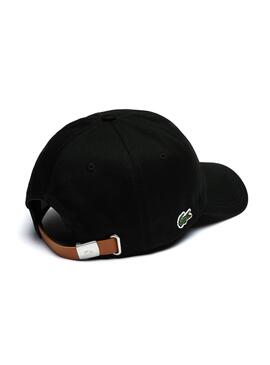 Gorra Lacoste Sarga Negro para Hombre