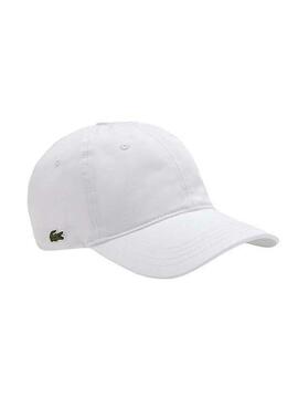 Gorra Lacoste Unisex Algodón Ecológico Blanco