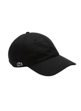 Gorra Lacoste Unisex Algodón Ecológico Negro