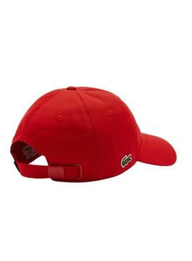 Gorra Lacoste Básica Cocodrilo Rojo Unisex