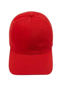 Gorra Lacoste Básica Cocodrilo Rojo Unisex