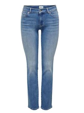 Pantalon Vaquero Only Alicia Mid Denim para Mujer