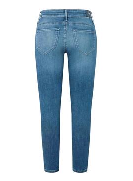 Vaquero Pepe Jeans Zoe Fit Skinny Azul para Mujer