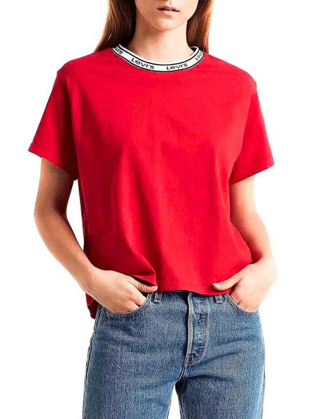 Levis Rojo Para Mujer