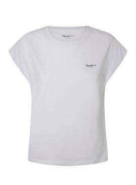 Camiseta Pepe Jeans Bloom Blanco para Mujer