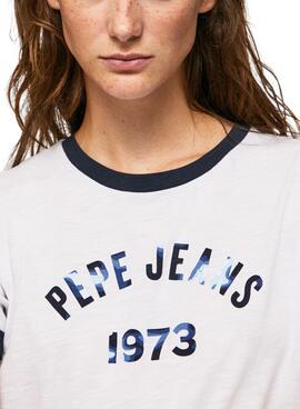 Camiseta Pepe Jeans Moni Blanco para Mujer