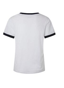 Camiseta Pepe Jeans Moni Blanco para Mujer