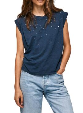 Camiseta Pepe Jeans Morgana Marino para Mujer