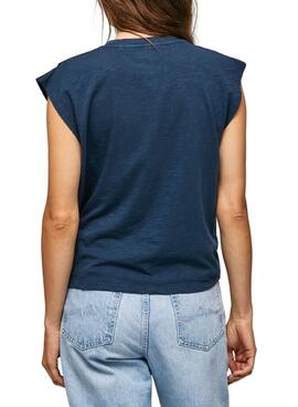 Camiseta Pepe Jeans Morgana Marino para Mujer
