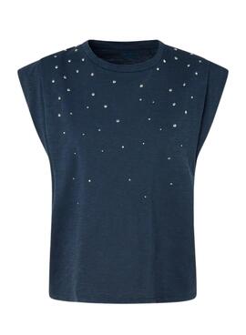 Camiseta Pepe Jeans Morgana Marino para Mujer