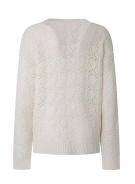 Cardigan Pepe Jeans Terra Blanco para Mujer