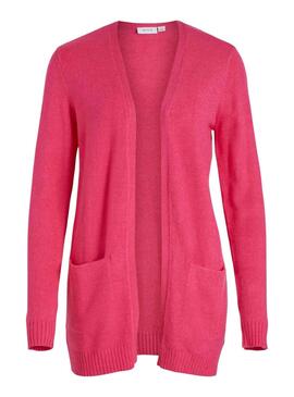 Chaqueta Vila Viril Open Fucsia para Mujer