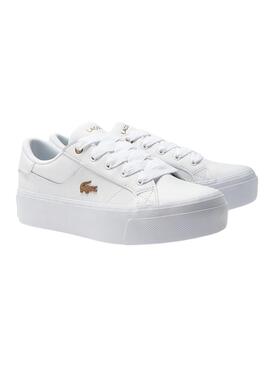 Zapatillas Lacoste Ziane Platform Blanco Mujer