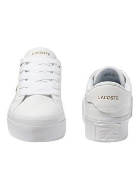 Zapatillas Lacoste Ziane Platform Blanco Mujer