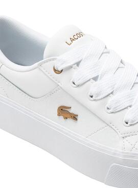 Zapatillas Lacoste Ziane Platform Blanco Mujer