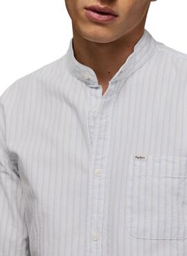 Camisa Pepe Jeans Leyton Blanco para Hombre