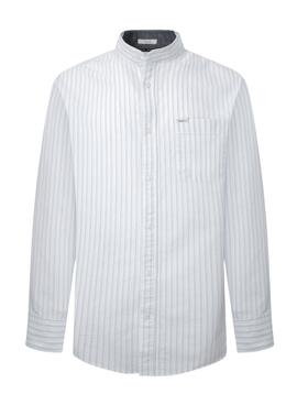 Camisa Pepe Jeans Leyton Blanco para Hombre