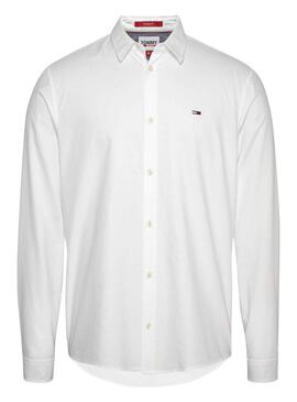 Camisa Tommy Jeans Classic Blanco para Hombre