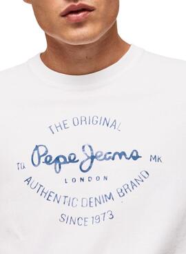 Camiseta Pepe Jeans Rigley Blanco para Hombre