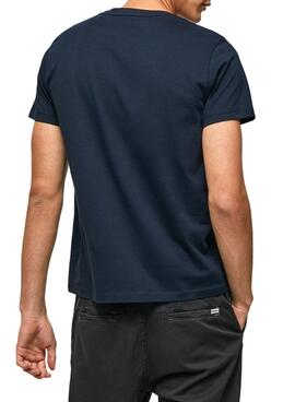 Camiseta Pepe Jeans Rafa Marino para Hombre