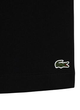 Bermuda Lacoste Algodón Ecológico Negro Hombre