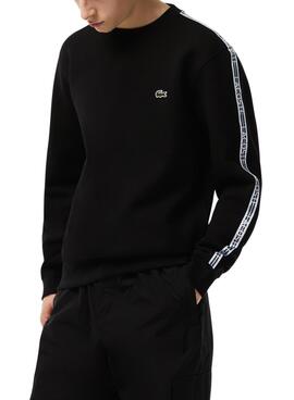 Sudadera Lacoste Streetwear Negro para Hombre