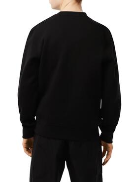 Sudadera Lacoste Streetwear Negro para Hombre