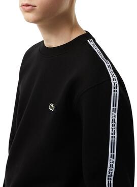 Sudadera Lacoste Streetwear Negro para Hombre