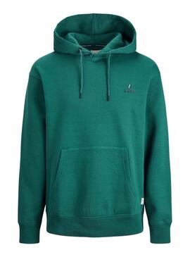 Sudadera Jacks and Jones Joe Verde para Hombre