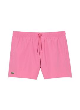 Bañador Lacoste Secado Rápido Rosa Hombre