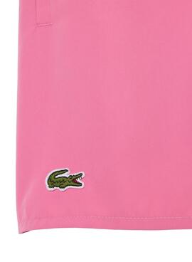 Bañador Lacoste Secado Rápido Rosa Hombre