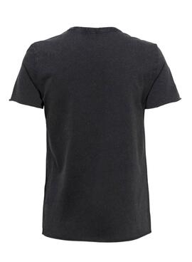 Camiseta Only Lucy Regular Negro Para Mujer