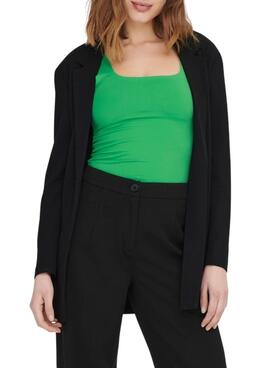 Top Only Lea Basic Verde Para Mujer