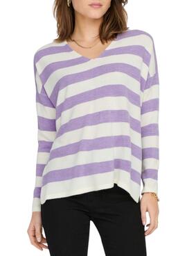 Jersey Only Amalia Morado Para Mujer